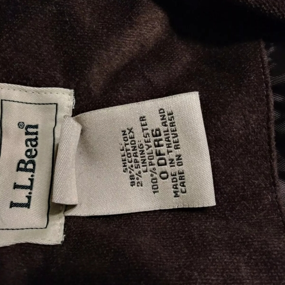 ❤L.L. Bean Brown Suede Jacket Small - Picture 3 of 3